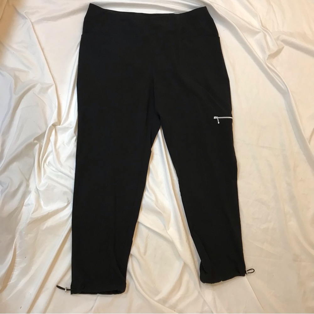 Zenergy by Chico’s Medium Petite Black Beautiful Pants NWT
